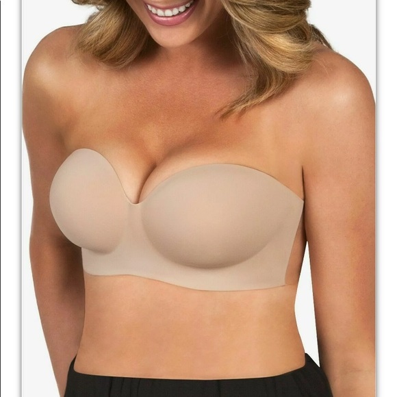 LE LUSION WOMENS SILICONE SECOND SKIN SELF-ADHESIVE PUSH UP CUPS BRA SIZE A-B